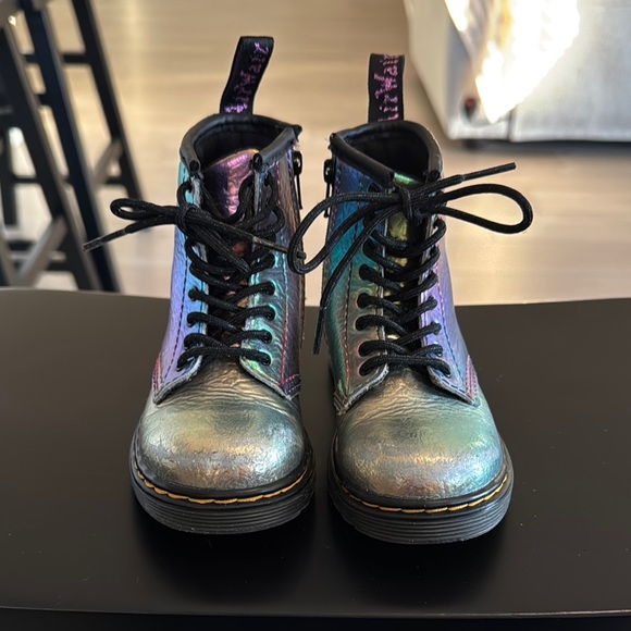 Dr. Martens Iridescent Lace-Up Boots - Picture 1 of 4